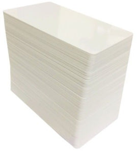 plasic cards white